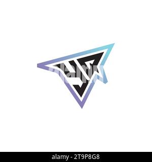 YQ Letter Kombination aus coolem Esport-Logo oder anfänglichem Gaming-Logo als inspirierendes Konzeptdesign Stock Vektor