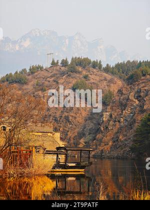 Wasserstadt Gubei, gilt als „Wuzhen in Peking“ Stockfoto