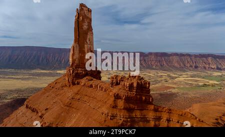 Moab, UT, USA. November 2023. Luftaufnahmen von Utahs faszinierenden Felsformationen halten die atemberaubenden geologischen Wunder des Bundesstaates fest. (Credit Image: © Walter G Arce SR Grindstone Medi/ASP) NUR REDAKTIONELLE VERWENDUNG! Nicht für kommerzielle ZWECKE! Stockfoto