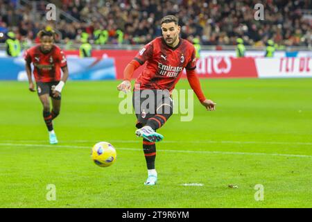 25. November 2023 Mailand - Italien - Sport, Fußball - Mailand vs Fiorentina italienische Meisterschaft 2023/2024 - G. Meazza Stadium - im Bild: Theo Hernan Stockfoto