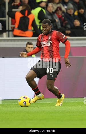 25. November 2023 Mailand - Italien - Sport, Fußball - Mailand vs Fiorentina italienische Meisterschaft 2023/2024 - G. Meazza Stadium - im Bild: Yunus Musah Stockfoto