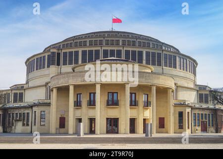 Die Centennial Hall wurde 1913 in Breslau errichtet Stockfoto