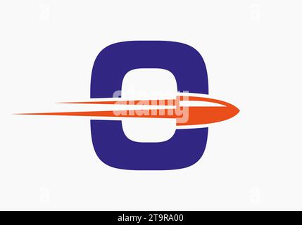 Aufzählungszeichen auf Buchstabe O mit beweglichem Aufzählungszeichen Stock Vektor