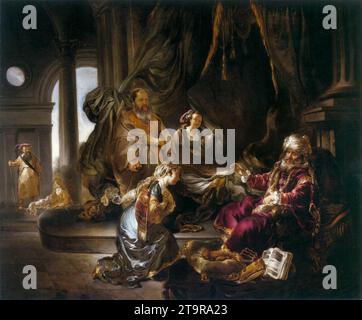 Bathsheba appelliert 1646-50 an König David von Jan Van Noordt Stockfoto