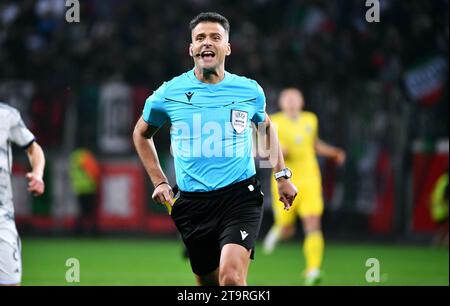 Fußball, Männer, Qualifikation für die Europameisterschaft 2024, BayArena Leverkusen, Ukraine - Italien; Stockfoto