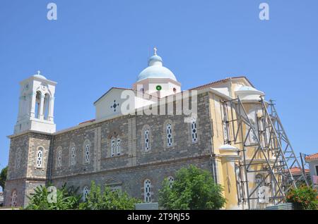 Griechenland, die Nordägäis, die Insel Samos die Vilagge Pythagoreion, Kokkari und Vourliotes Stockfoto