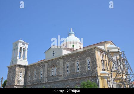 Griechenland, die Nordägäis, die Insel Samos die Vilagge Pythagoreion, Kokkari und Vourliotes Stockfoto