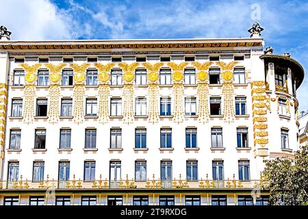 Wien – Wien (Österreich): Häuser an der Linken Wienzeile (Naschmarkt) Stockfoto