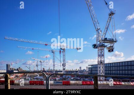 HS2 Old Oak Common Construction Site, Old Oak Lane, Borough of Ealing, London, England, UK Stockfoto