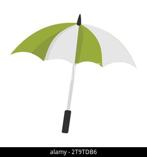 Flache Illustration des Schirmvektorsymbols für Web und Apps Stock Vektor