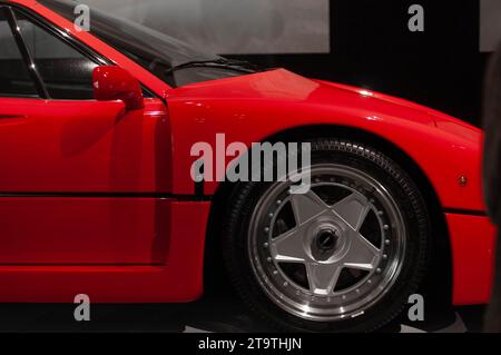 Details europäischer Supersportwagen aus nächster Nähe. Stockfoto