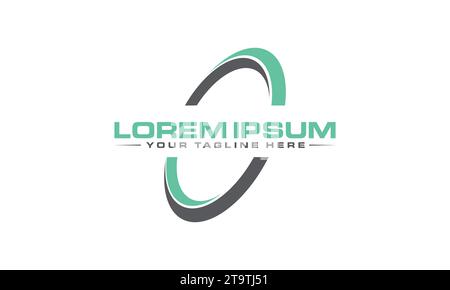 Circle Logo Design einzigartiges und modernes Logo Design Stock Vektor