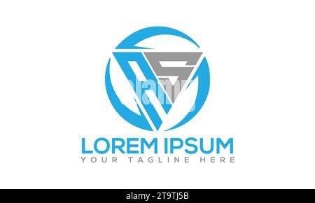 AS Logo Design Unique und professionelles Logo Design Stock Vektor