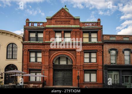 Solomon's Lodge war frei und akzeptierte mason auf der East Bay Street in Savannah Georgia Stockfoto