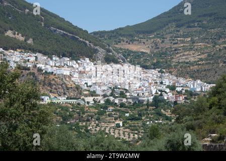 Torres, Panoramablick. Sierra Mágina, Jaén, Andalusien, Spanien. Stockfoto