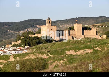 Antequera, Alcazaba (11-14. Jahrhundert). Málaga, Andalusien, Spanien. Stockfoto