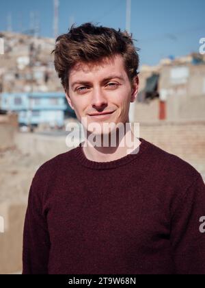 Kabul, Afghanistan. Dezember 2021. Adrien Vautier/Le Pictorium - Journalist Wilson Fache - 14/12/2021 - Afghanistan/Kabul - Journalist Wilson Fache in Kabul. Quelle: LE PICTORIUM/Alamy Live News Stockfoto