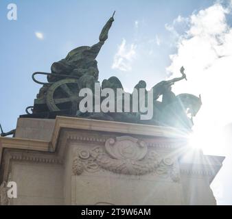 Denkmal für die Unabhängigkeit Brasiliens. Historische Fakten. Stadt ​​of São Paulo, Brasilien Stockfoto