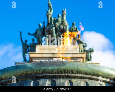 Denkmal für die Unabhängigkeit Brasiliens. Historische Fakten. Stadt ​​of São Paulo, Brasilien Stockfoto