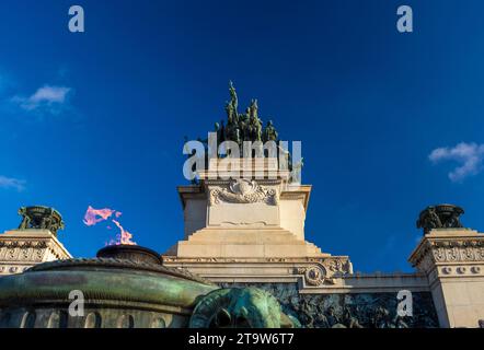 Denkmal für die Unabhängigkeit Brasiliens. Historische Fakten. Stadt ​​of São Paulo, Brasilien Stockfoto