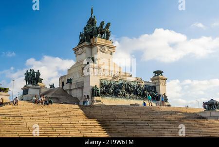 Denkmal für die Unabhängigkeit Brasiliens. Historische Fakten. Stadt ​​of São Paulo, Brasilien Stockfoto