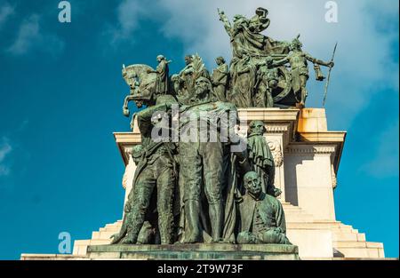 Denkmal für die Unabhängigkeit Brasiliens. Historische Fakten. Stadt ​​of São Paulo, Brasilien Stockfoto