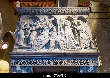 Italien, Toskana, Barga, Colleggiata di San Cristoforo, Kollegialkirche des Heiligen Christopher Stockfoto