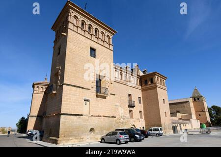 Alcañiz, Burg Calatravos (12.-18. Jahrhundert). Teruel, Aragon, Spanien. Stockfoto