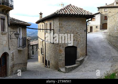 SOS del Rey Católico, mittelalterliche Stadt. Cinco Villas, Zaragoza, Aragón, Spanien. Stockfoto