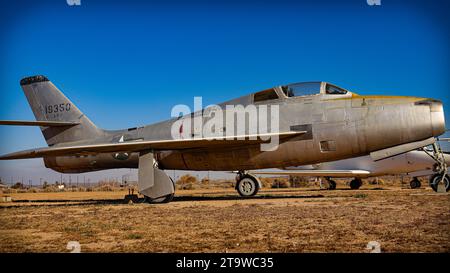 Der Prototyp der Republik YF-84F Stockfoto