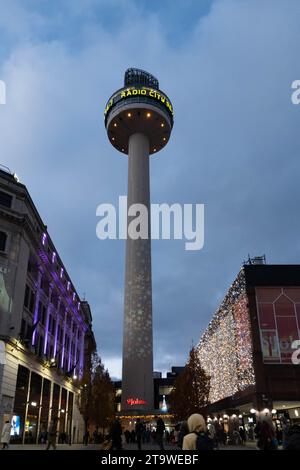 Radio City Tower in Liverpool (St. John's Beacon) Stockfoto