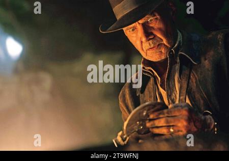 INDIANA JONES AND THE DIAL OF DESTINY 2023 Walt Disney Studios Film mit Harrison Ford Stockfoto