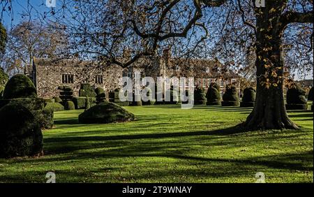 Hall Place im Herbst, Bexley, Kent, England Stockfoto