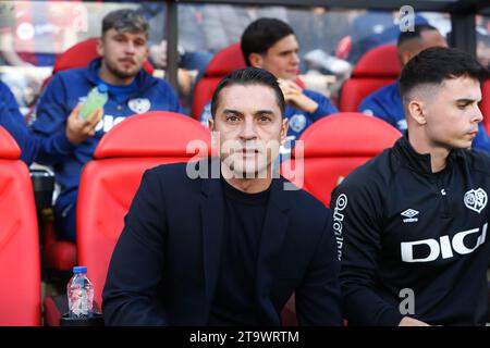 Madrid, Spanien. November 2023. Francisco (Rayo) Fußball/Fußball : spanisches Spiel "LaLiga EA Sports" zwischen Rayo Vallecano 1-1 FC Barcelona im Estadio de Vallecas in Madrid, Spanien. Quelle: Mutsu Kawamori/AFLO/Alamy Live News Stockfoto