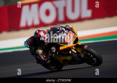 Sam Lowes aus dem Vereinigten Königreich Großbritannien und Nordirland und elf Marc VDS Racing Team fahren während des Rennens der MotoGP Gran Premio Stockfoto