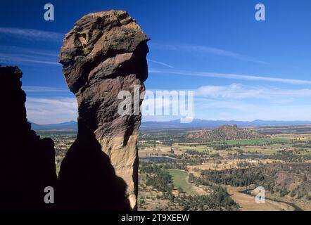 Affengesicht, Smith Rock State Park, Illinois Stockfoto