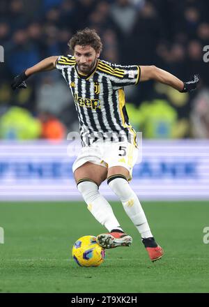 Turin, Italien. November 2023. Manuel Locatelli von Juventus während des Spiels der Serie A im Allianz-Stadion in Turin. Der Bildnachweis sollte lauten: Jonathan Moscrop/Sportimage Credit: Sportimage Ltd/Alamy Live News Stockfoto