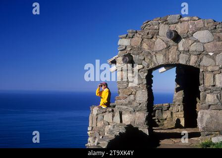 Westen Zuflucht, landschaftlich reizvollen Gegend Cape Perpetua, Siuslaw National Forest, Oregon Stockfoto