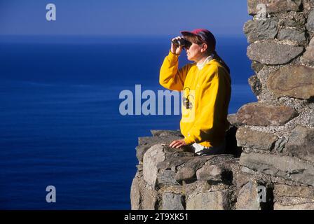 Westen Zuflucht, landschaftlich reizvollen Gegend Cape Perpetua, Siuslaw National Forest, Oregon Stockfoto