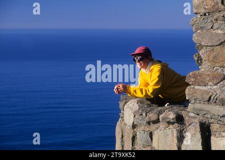 Westen Zuflucht, landschaftlich reizvollen Gegend Cape Perpetua, Siuslaw National Forest, Oregon Stockfoto