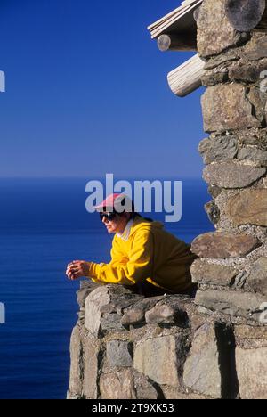 Westen Zuflucht, landschaftlich reizvollen Gegend Cape Perpetua, Siuslaw National Forest, Oregon Stockfoto