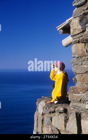 Westen Zuflucht, landschaftlich reizvollen Gegend Cape Perpetua, Siuslaw National Forest, Oregon Stockfoto