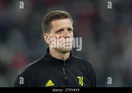 Turin, Italien. November 2023. Wojciech Szczesny von Juventus war 2023-24 beim Fußballspiel der Serie A zwischen Juventus und Inter im Allianz Stadion zu sehen. Endpunktzahl; Juventus 1:1 Inter. Quelle: SOPA Images Limited/Alamy Live News Stockfoto