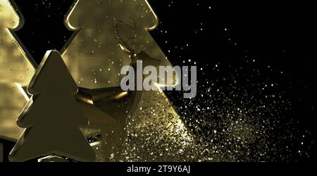 Abstrakter Weihnachtsbaum Stockfoto