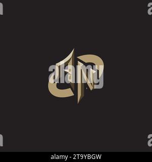 EIN Premium Initial Gaming Logo Designs, Designs und Vorlagen für Spiele, Twitch und youtube Stock Vektor