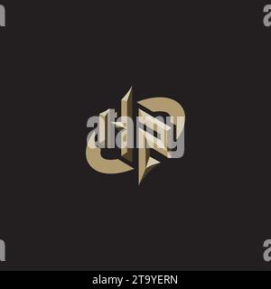 HZ Premium Initial Gaming Logo Designs, Designs und Vorlagen für Spiele, Twitch und youtube Stock Vektor