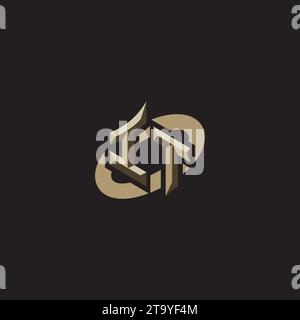 IT Premium Initial Gaming Logo Designs, Designs und Vorlagen für Spiele, Twitch und youtube Stock Vektor
