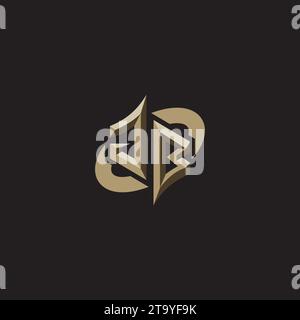 Designs, Designs und Vorlagen für JB Premium Initial Gaming Logos für Spiele, Twitch und youtube Stock Vektor