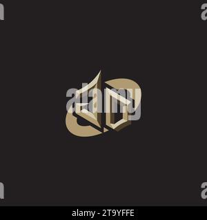 Designs, Designs und Vorlagen für JO Premium Initial Gaming Logos für Spiele, Twitch und youtube Stock Vektor