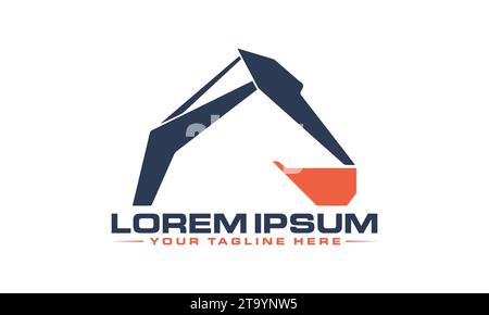 Fahrzeugkonstruktionen Logo-Design Stock Vektor